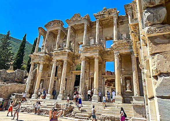 Celsus Library at Ephesus Ancient City