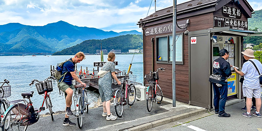 Cycling around Lake Kawaguchi & Mt. Fuji, Japan