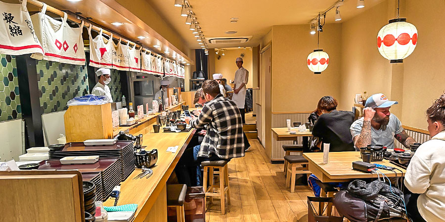 Dining & Paying in a Japanese Styled Restaurant