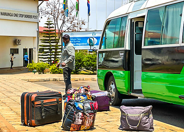 Getting on the Local Long-Distance Bus, Tanzania
