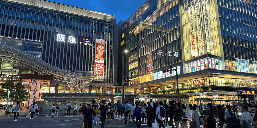 Night View of Hakata Station