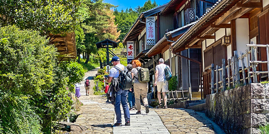 Hiking, Magome on Nakasendo Way