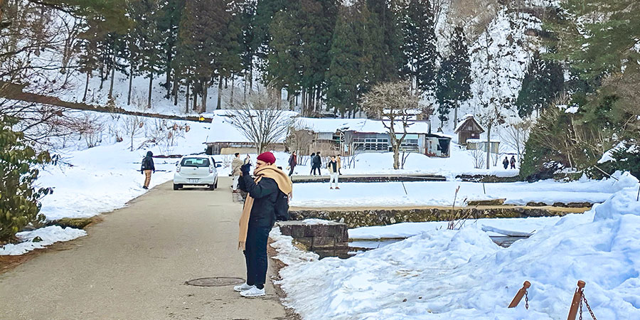 Snow Scene of Hokkaido in February