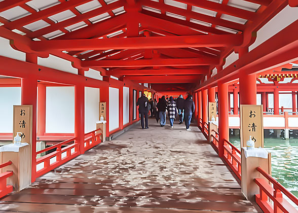 Corridor of Itsukushima Shrine
