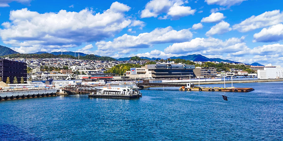 Japan Port with Various Cruises & Ships