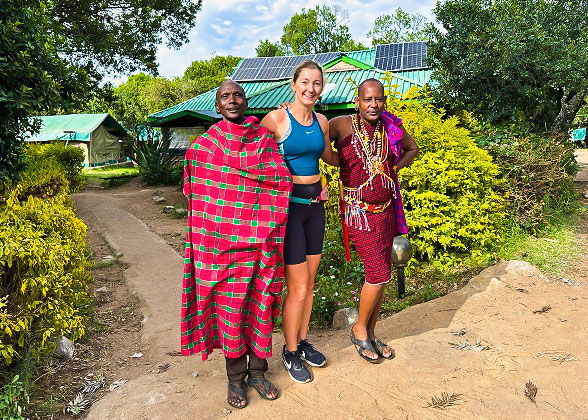 Photo with the Local People in Kenya