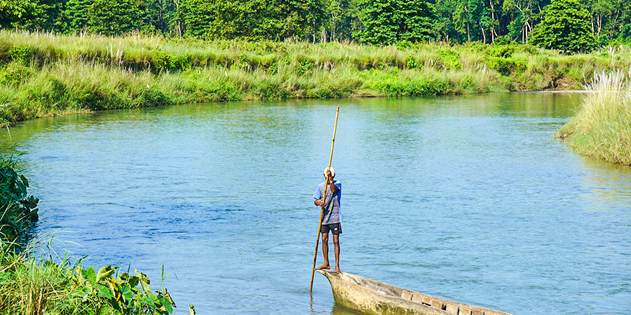 Rafting in Kushiro Marsh