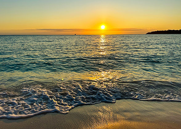 Beautiful Sunset of Lake Victoria