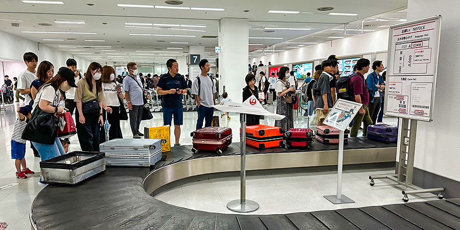 Luggage Reclaim at Tokyo Haneda Airport