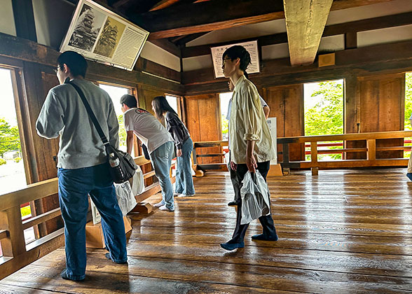 Mastsumoto Castle Wooden Floor