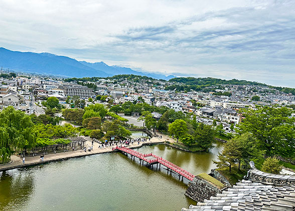 Overlook from Mastsumoto Castle