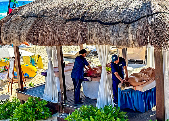 Enjoy Massage at the Beach