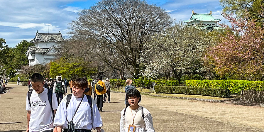 Nagoya Castle in February