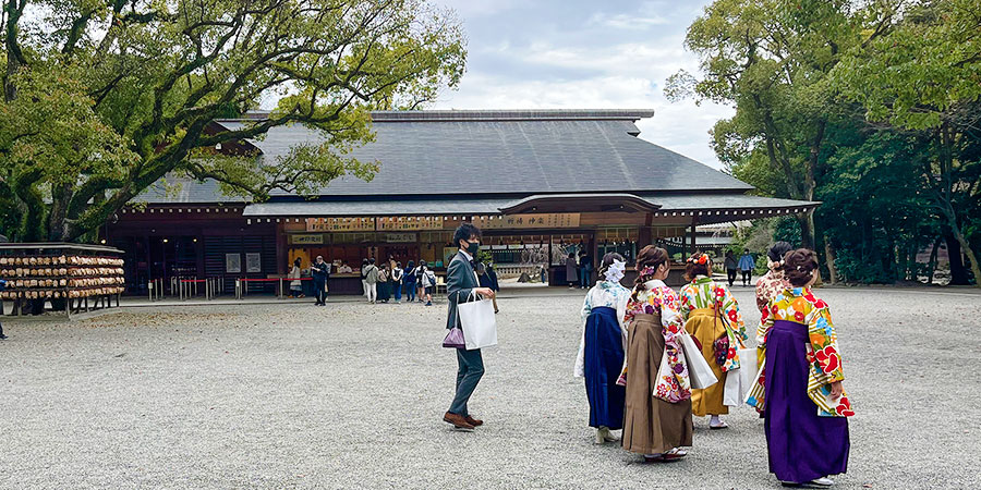 Atsuta Jingu Shrine in February