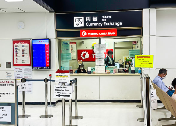 Money Exchange, Narita Airport