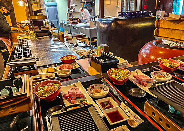 Food in Noboribetsu Onsen Town