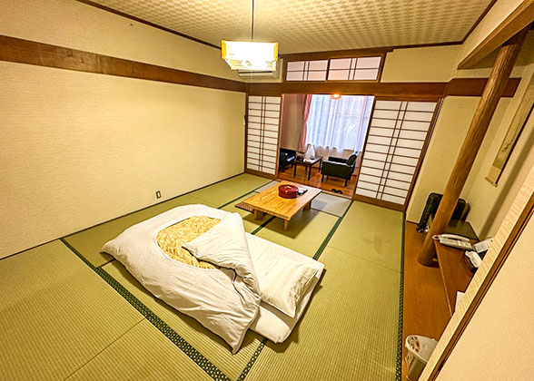 Hot spring hotel in Noboribetsu Onsen Town