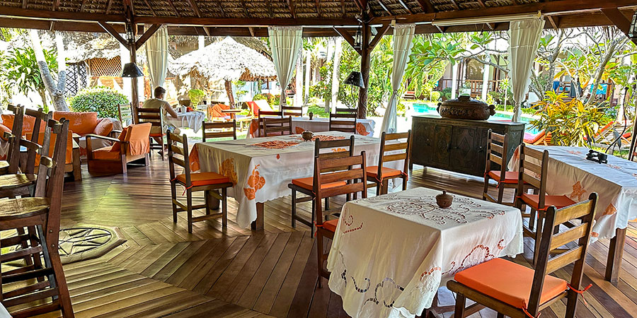 Cafe on Nosy Be Island