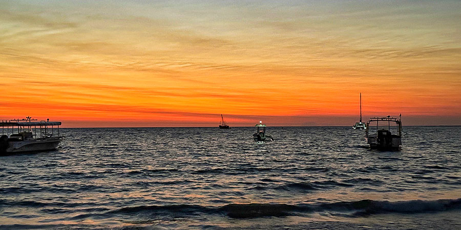 Sunset by the Sea