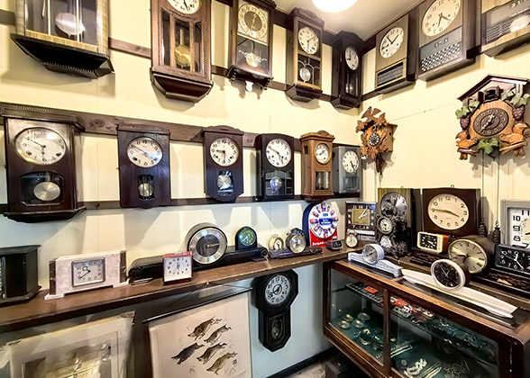 Various Old Style Clocks