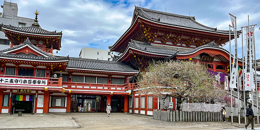 Osu Kannon Temple in February