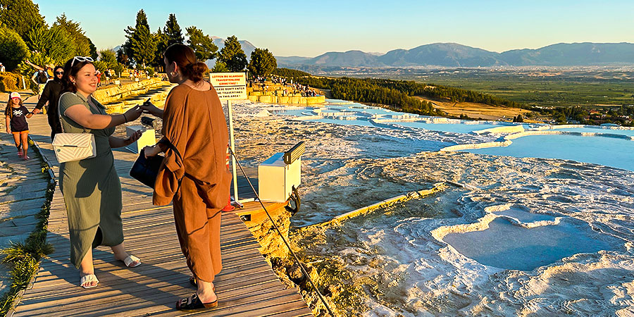 Pamukkale with Hot Spring Pools