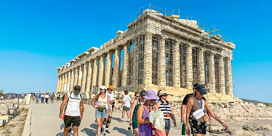 The Parthenon in Acropolis