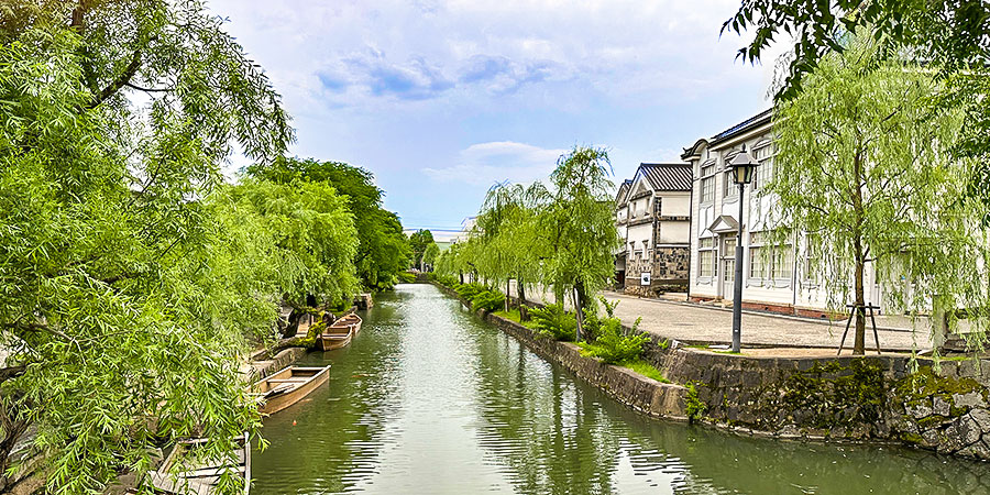 Kurashiki River in Bikan Historical Area