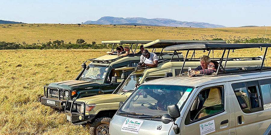 Safari in Masai Mara National Park, Kenya