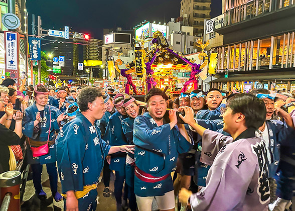 Grand activities of Sanja Matsuri