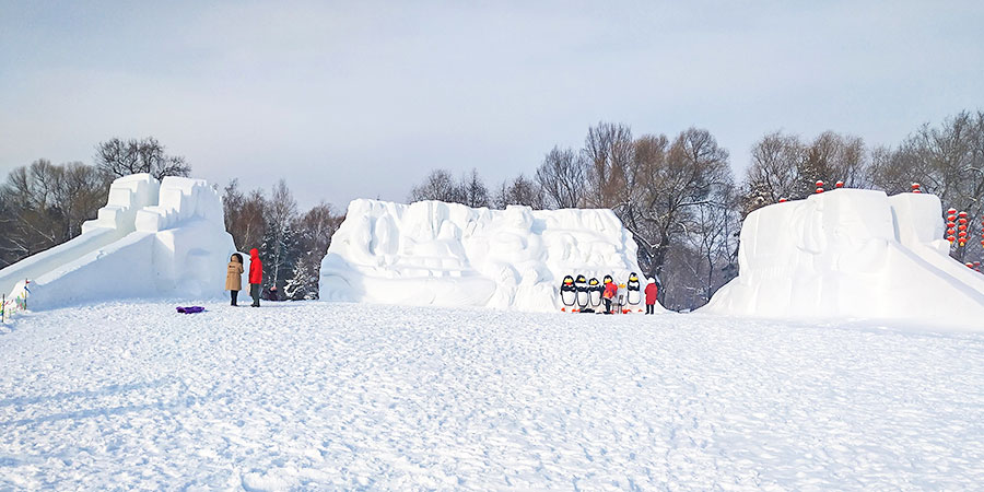 Ice sculptures at the Sapporo Snow Festival