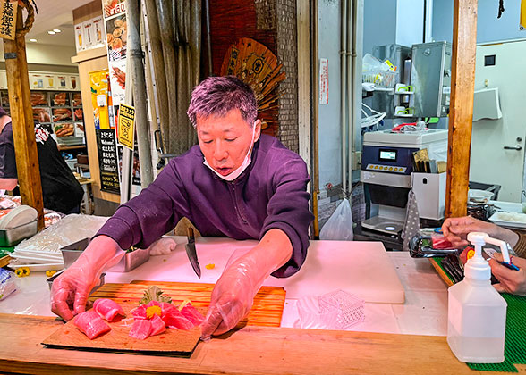 A restaurant in Shiretoko Peninsula
