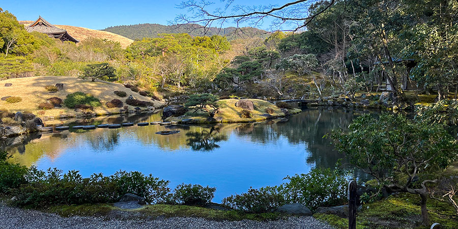 Scenery of Shukkei-en in September
