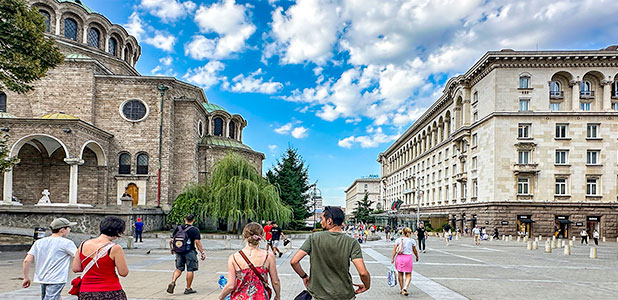 Street Scene of Sofia