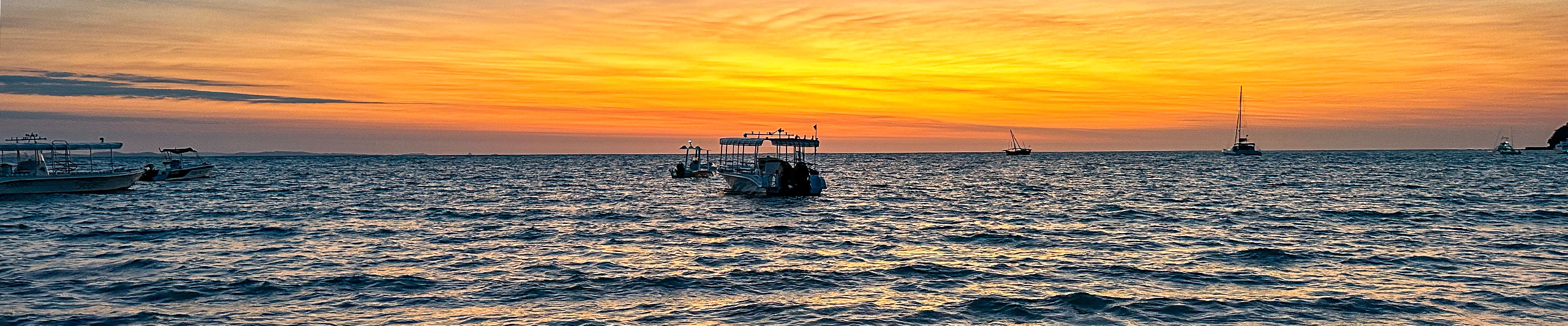 Sunset by the Sea of Nosy Be