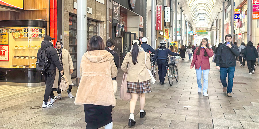 Tanukikoji Street in Sapporo