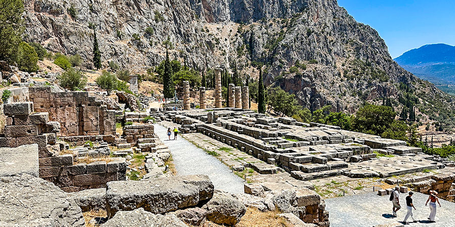Temple of Delphi, Greece