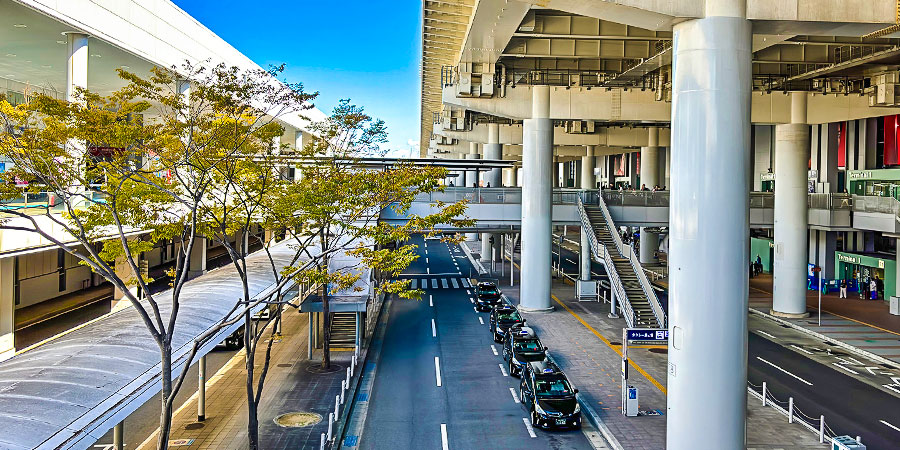 Out of Terminal 1, Kansai International Airport, Osaka