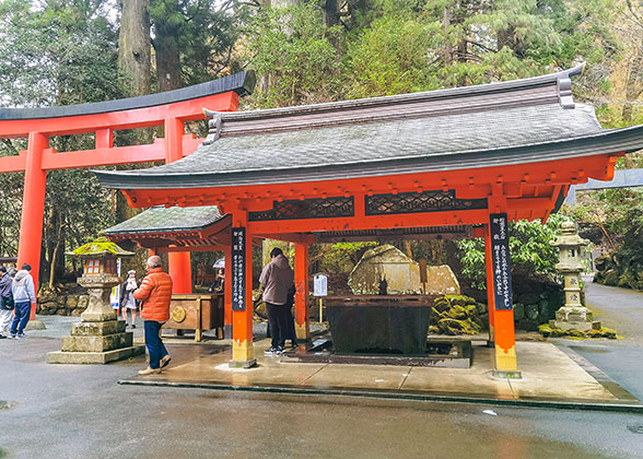 The Building in Hakone Shrine