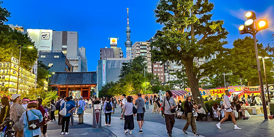 Tokyo City View with Tokyo Skytree, Asakusa