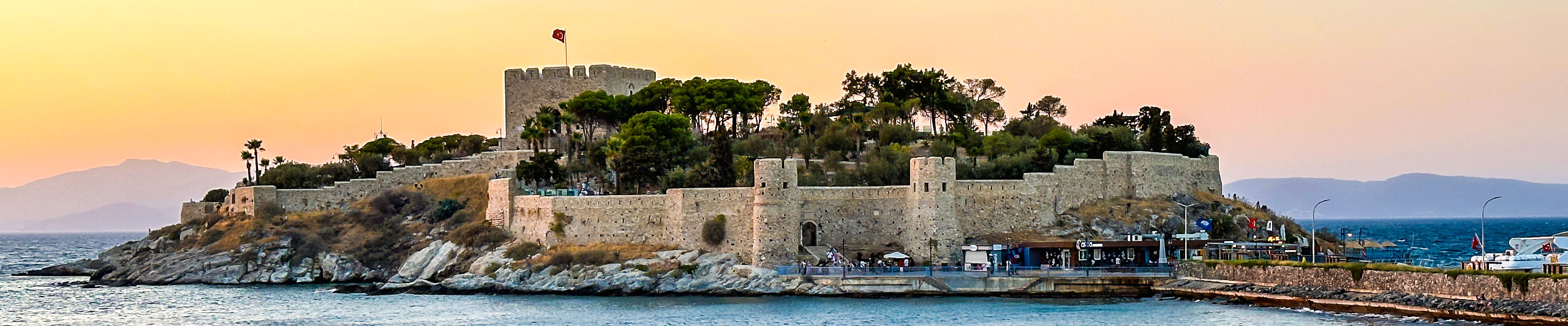 Kusadasi Castle at Dusk