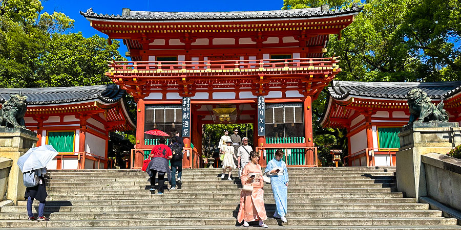 The Magnificent Gate of Yasaka Jinja Shrine, Kyoto