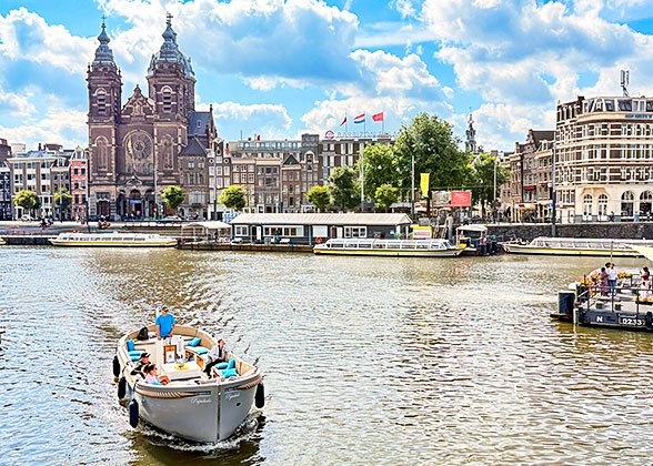 City View of Amsterdam