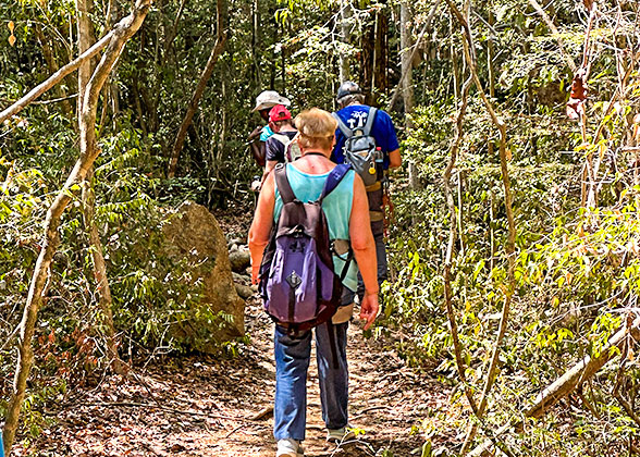 People Hiking in Ankarana