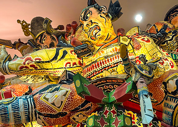 Massive Lanterns on Aomori Nebuta Festival