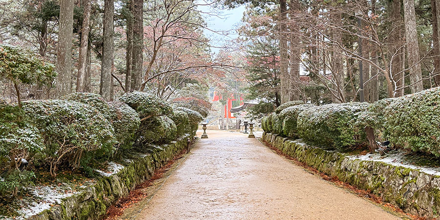 Snow Scenery in Arashiyama