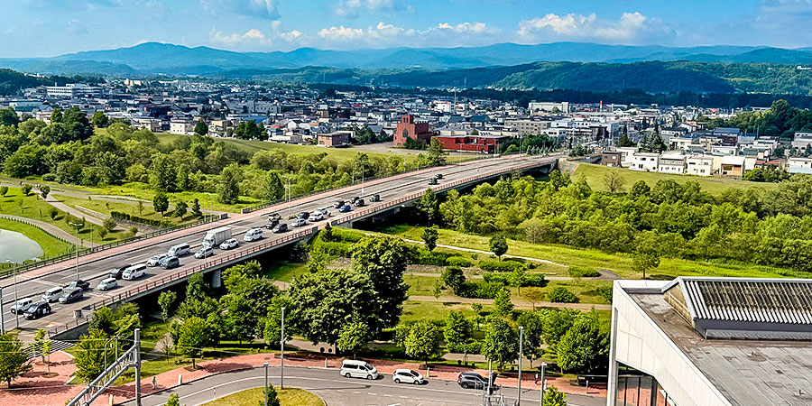 Panoramic View of Asahikawa