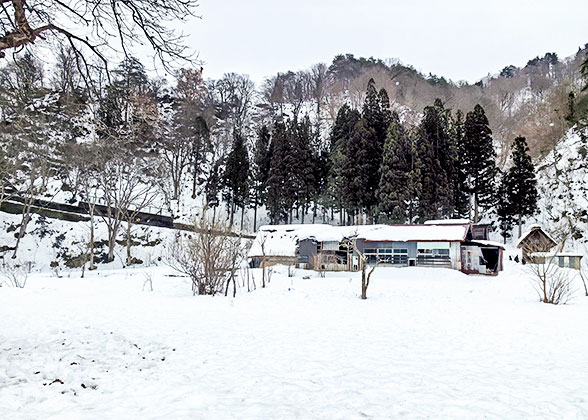Snow-covered Landscape of Asahikawa