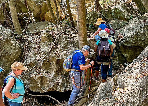 People Hiking in National Park