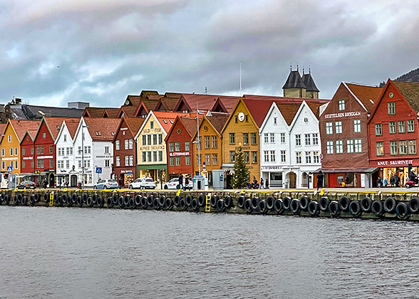 Bryggen Dock in Bergen